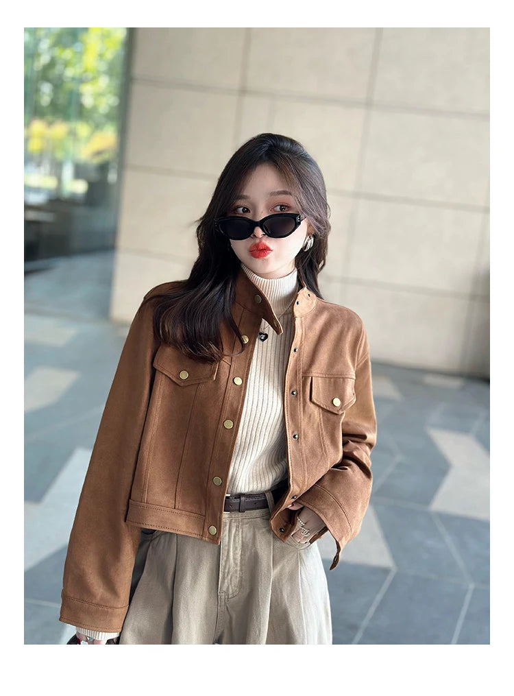 Pull col roulé doublure polaire