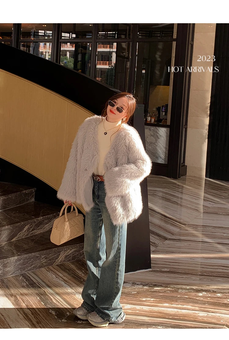 Pull col roulé doublure polaire